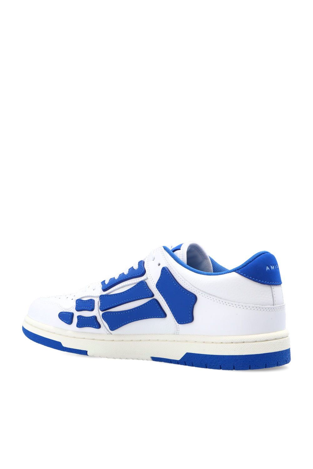 【関税込み】AMIRI ブルー Skel-Top ローカットスニーカー AMIRI: ホワイト＆ブルー Skel-Top Low スニーカー | SSENSE 日本